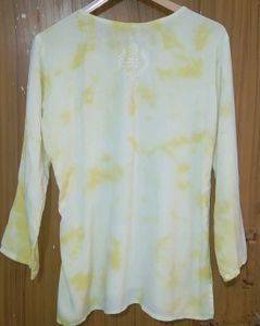 Embroidered Yellow Top