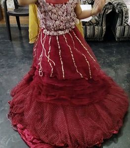 maroon Lehenga Choli