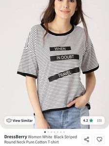 Striped Graphic Tee