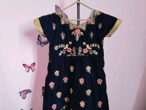 Elegant Embroidered Ethnic Gown