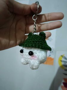 Crochet Frog Keychain