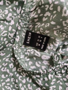 Green Print Cami Tunic (Size m)