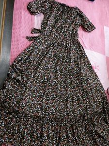 Floral Maxi Stretchable Dress