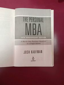The Personal MBA by Josh Kaufman