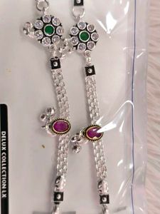 pure silver anklet