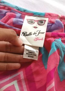 Chevron Tie-Front Top