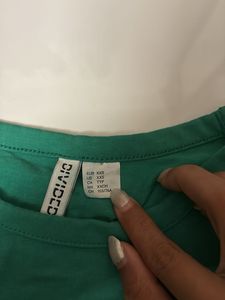 Green H&amp;M Crop Top