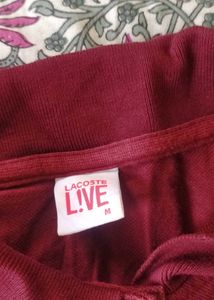 Burgundy Long Sleeve Top