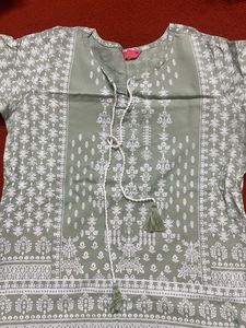 Elegant Sage Green Kurti