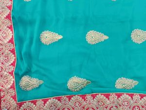 Teal Green Saree.not Used Brand New One
