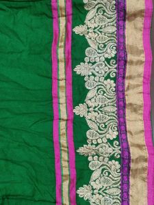 Green Embroidered Kurta