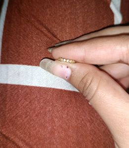 Nose Ring Real Gold Nose Pin For Women.      No Return No Exchange 👍