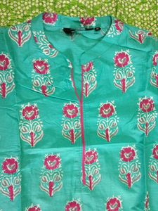 Elegant Black Printed Kurta