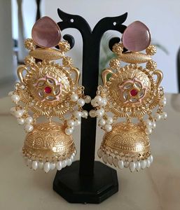 Pure Brass Jhumka Earrings