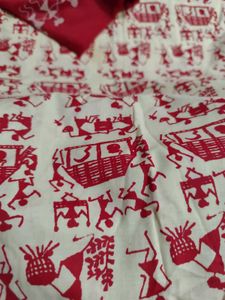 Warli Printed Cotton Suit Sale