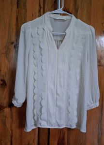 Vintage Cream Blouse
