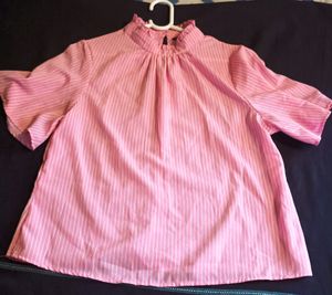 *Steal Deal *Pink Striped Stylish Top By Tokyo
