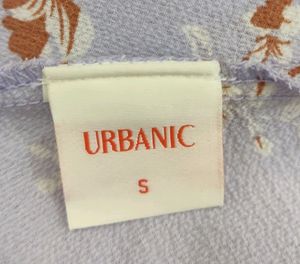 Urbanic Light Lavender Floral Printed Wrapped Arou