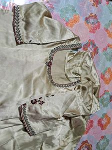 Silk Punjabi Embroidered Kurta Set