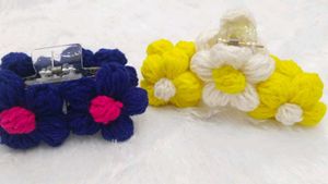 Flower Hair Claw Clips