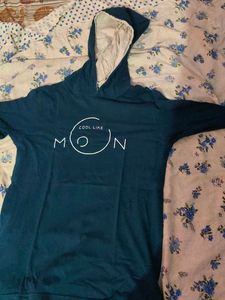 Cool Like Moon Graphic Hoodie