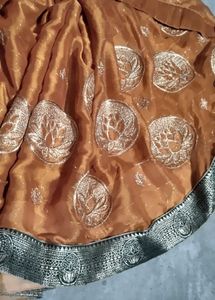 Saree With Fall Attached