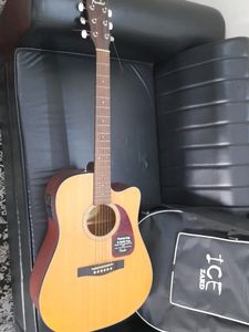 Original Fender USA Acoustic Guitar, Made In Indonesia, Has Built-in Tuner &amp; Preamp