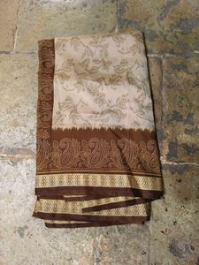 Brown Silk Saree