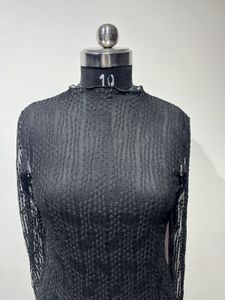 Sheer Black Top
