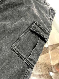 Gray Cargo Jeans