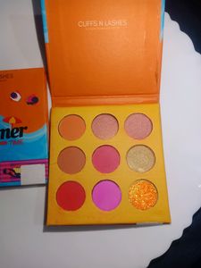 CUFFS N LASHES 9 IN ONE EYESHADOW PALETTE 💛✨