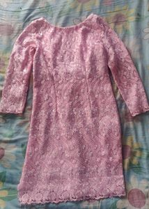 Pink Lace Gown