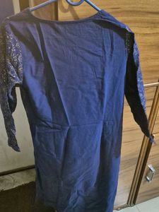 Navy Blue Kurta