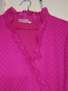 Pink Ruffle Dress