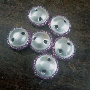 Purple Craft Buttons Pack Of 6