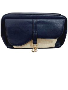 Oriflame Navy &amp; Beige Crossbody Bag