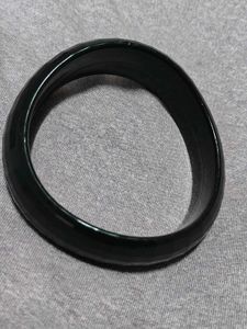 Black Bangle Bracelet