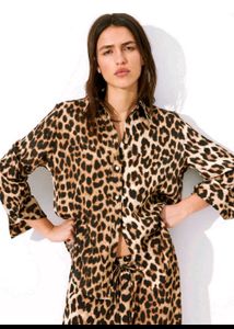 H&M Leopard Print Shirt