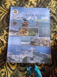 Std 10 geography Text Book