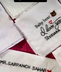 Hand Embroidered Hankey