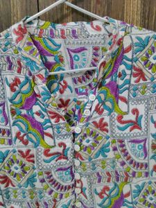 Colorful Print Dress