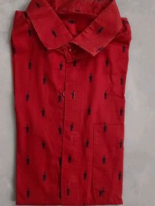 Red Patterned Shirt