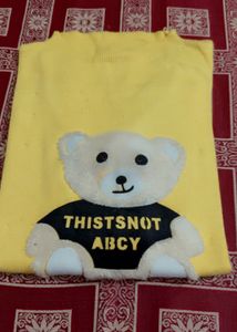 Yellow Bear Graphic Sweater
