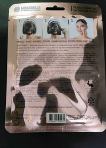Pearl+Charcoal Facial Sheet Mask