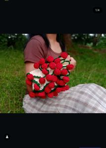 Crochet Rose Blanket