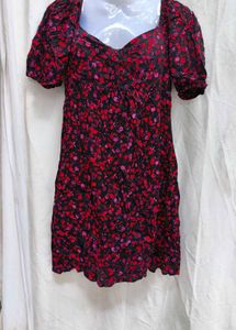 312011. Floral Print Mini Dress