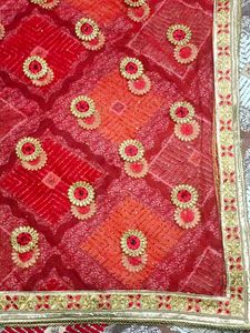 Red &amp; Gold Lehenga Choli
