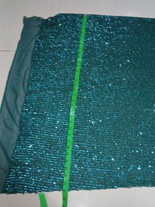 Emerald Green Sequin Fabric