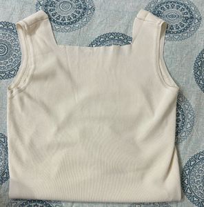 Cute white tank top