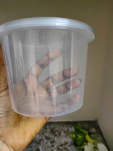Combo Of 10 Transparent Plastic Cookie Containers